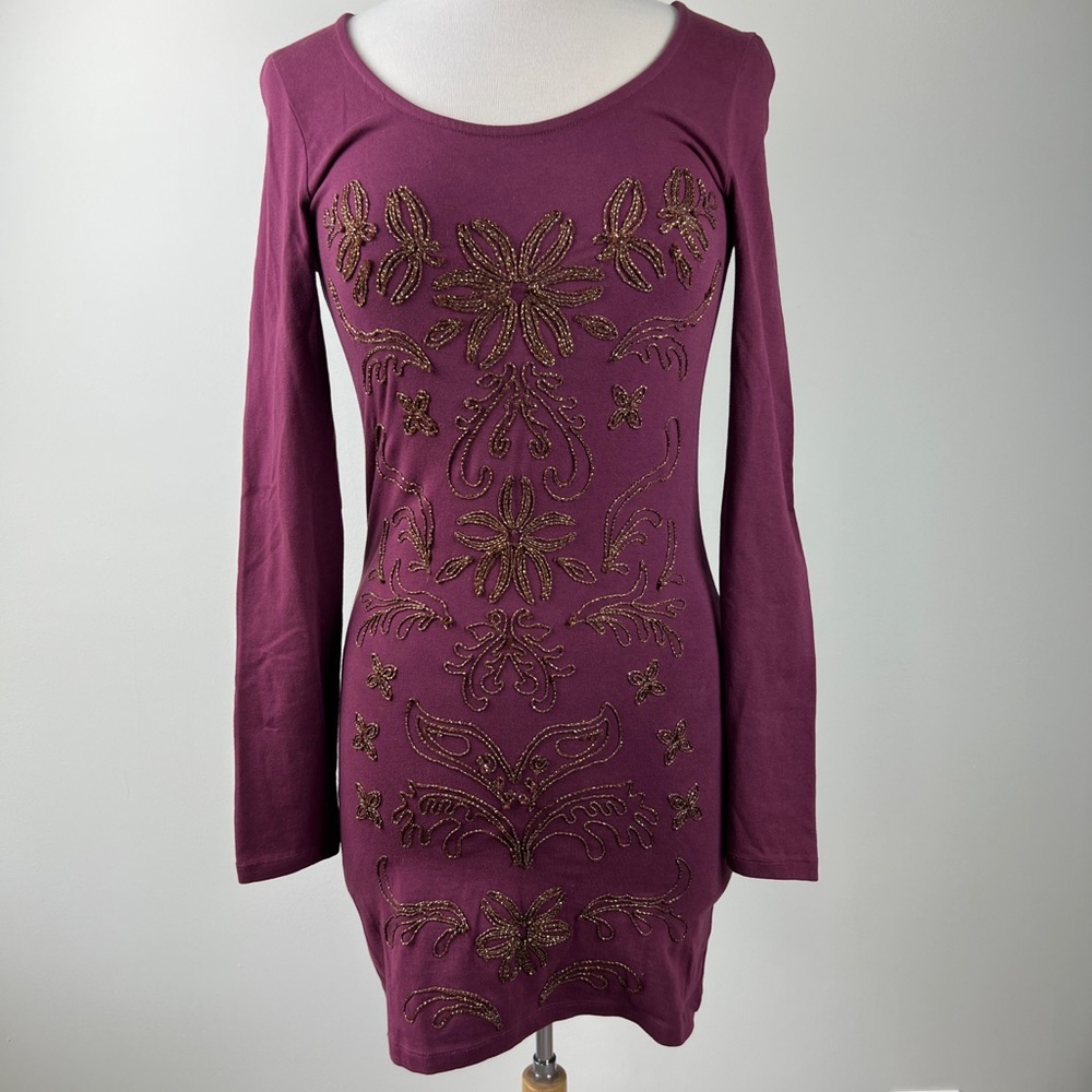 Free people plum dress nwt